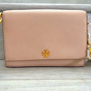Tory Burch Georgia Pebbled Combo Crossbody Bag
